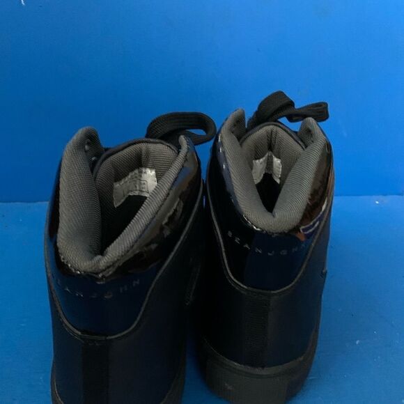 Hardlined By Sean John Mens Gray Leather Casual Lace Up Ankle Chukka Boot Sz 8.5 - Picture 3 of 8